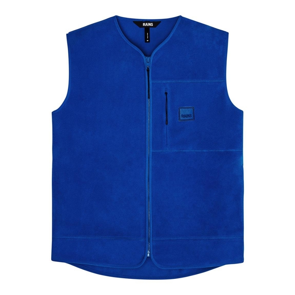 Rains Blue Fleece Vest Unisex